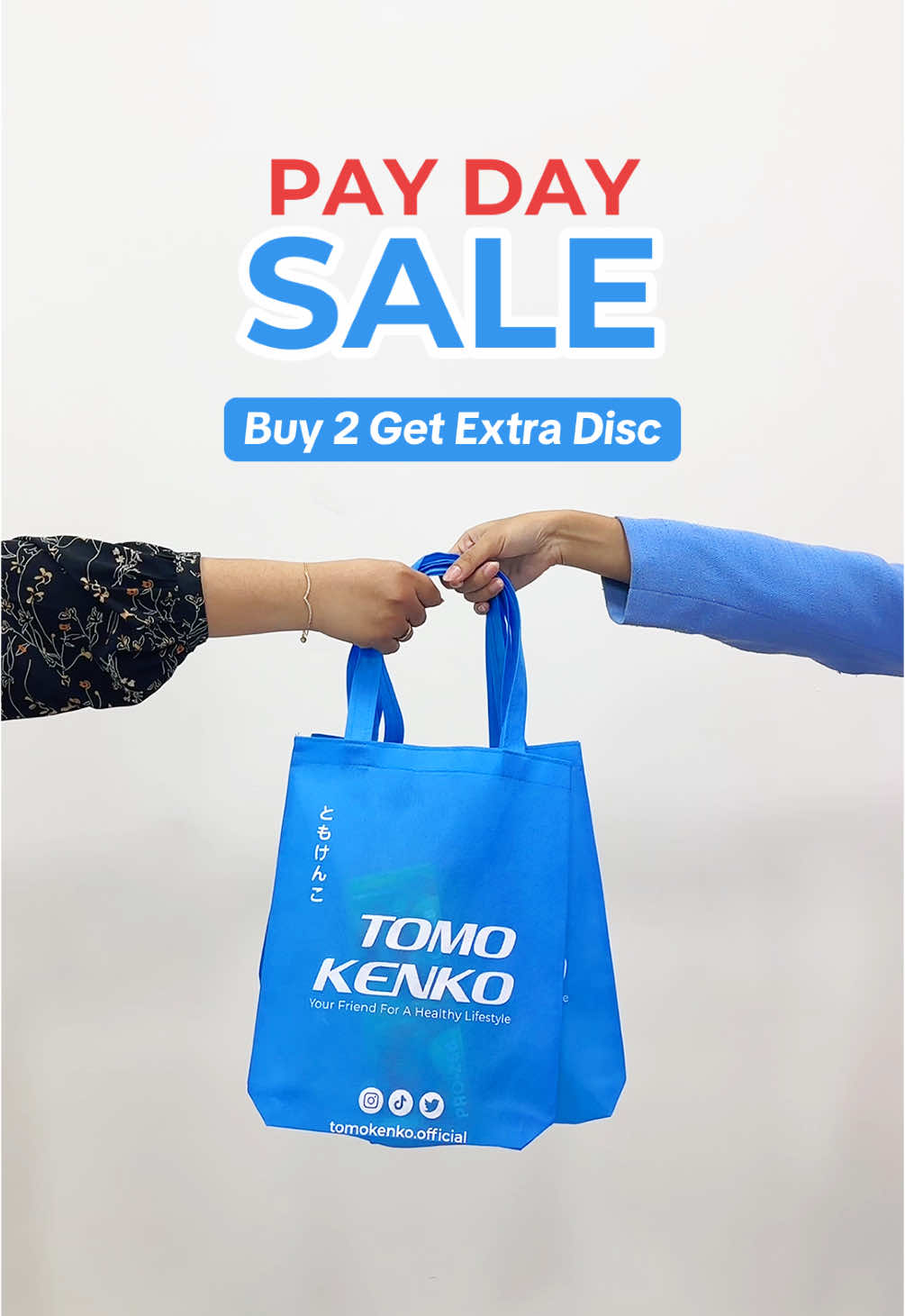 Yeayy, Payday Sale Balik Lagi‼️ Kali ini bakalan ada: 💖 Buy 2 Get Extra Disc 💖 Special price di semua platform Jangan ketinggalan Payday Sale 25-27 Desember 2024 🤩 Jangan lupa check out besok 🫵🏻❤️ #tomokenko #vitamintomokenko #paydaysale #payday