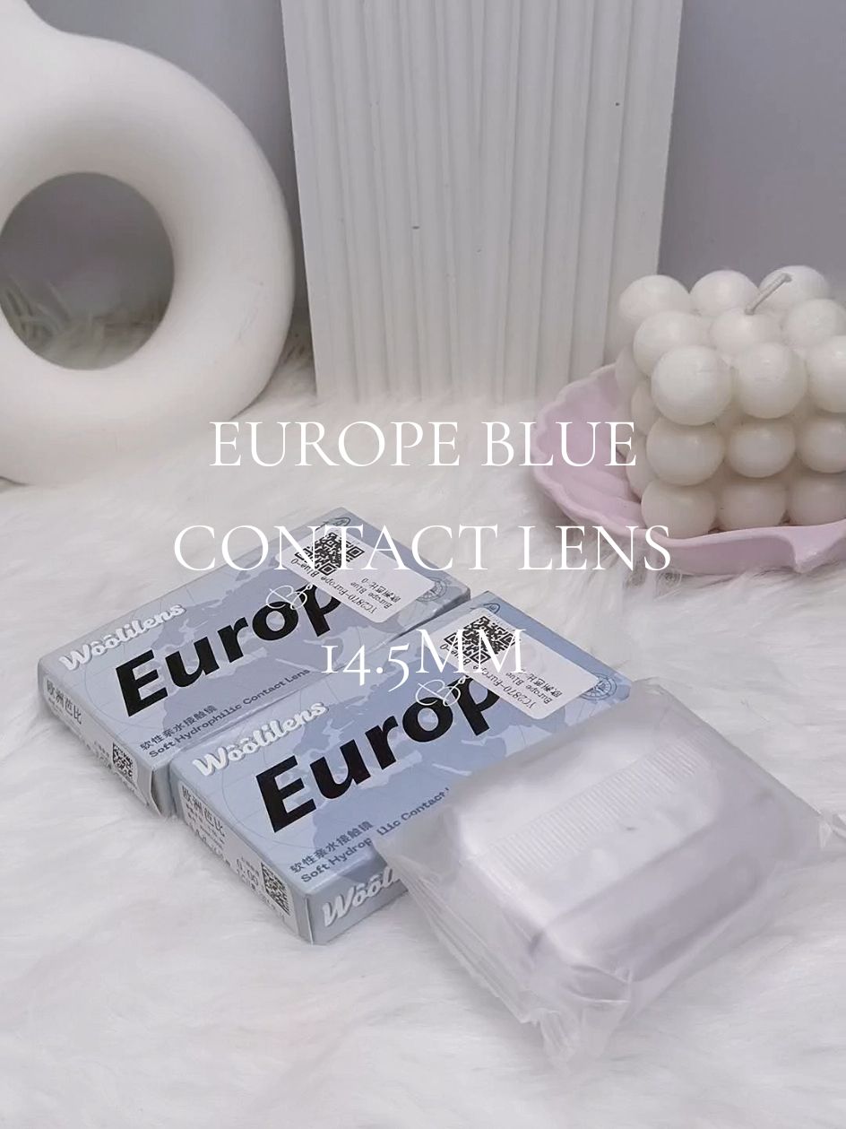 EUROPE BLUE 14.5MM #contactlens #eyecare #europeblue #cosplaylens 