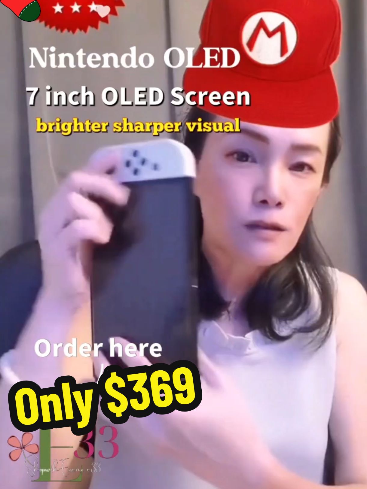 Get iconic Nintendo Switch for just $369 ✔️ Vivid 7-inch OLED screen for brighter, sharper visuals ✔️ Enhanced audio  ✔️ 64GB internal storage  ✔️ Versatile modes—play on the go, on your TV or monitor  ✔️ 1-Year Warranty #nintendo #nintendoswitch #shopwithessence33 #e33shop #essence33 #sgtreatyourself #createtowin  #tiktokshopsg #gamelover #bestdeal #bestdeals #calmingessence #barangbaik #barangmurah #singapura #tiktoksg #gameon #xmasgift 