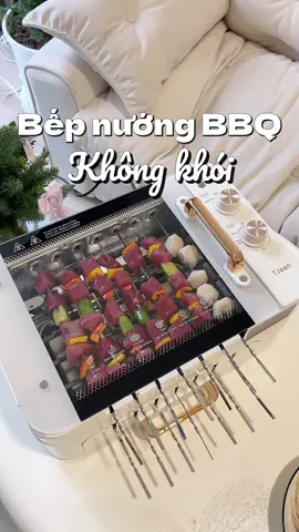 Bếp nướng điện ăn đồ nướng thả ga mà không lo bị khói #ngocminreview #LearnOnTikTok #bepnuongbbq 