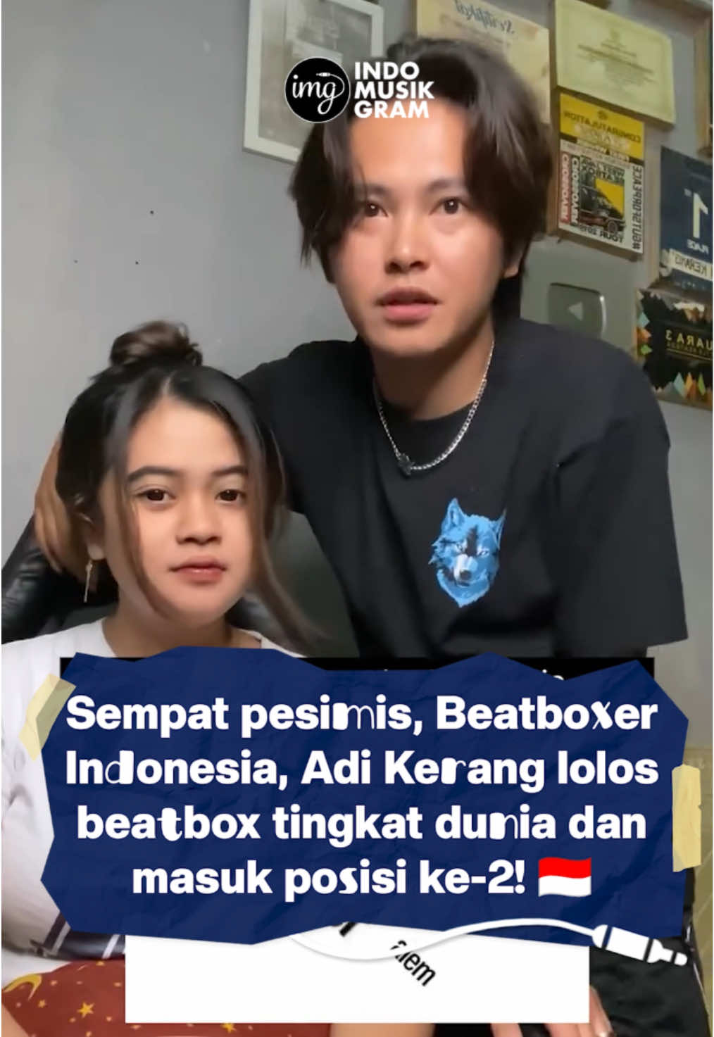 Ikut bangga bruuuhhhh @Adi Kerang ! 🔥😭😭❤️ Sempat pesimis, beatboxer asal Indonesia, Adi Kerang berhasil raih posisi kedua dalam ajang 