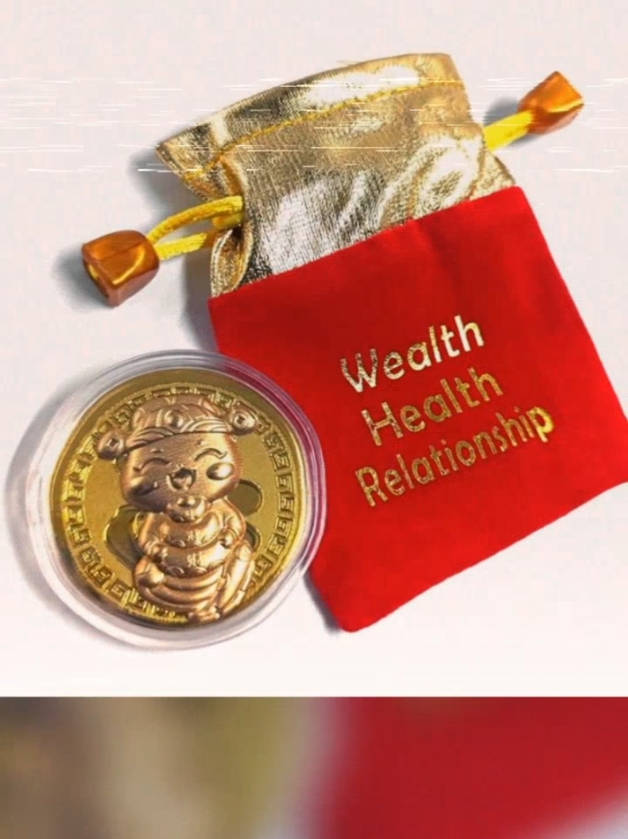 Ziyang Lucky Charm 2025 Year of the Snake Golden Money Foil Lucky Coin For Wealth Health New Year Gift Fengshui Ornaments Decor under ₱40.00 Hurry - Ends tomorrow! #luckycharm #luckycoin #luckycoinforwealth #moneyfoilluckycharm 