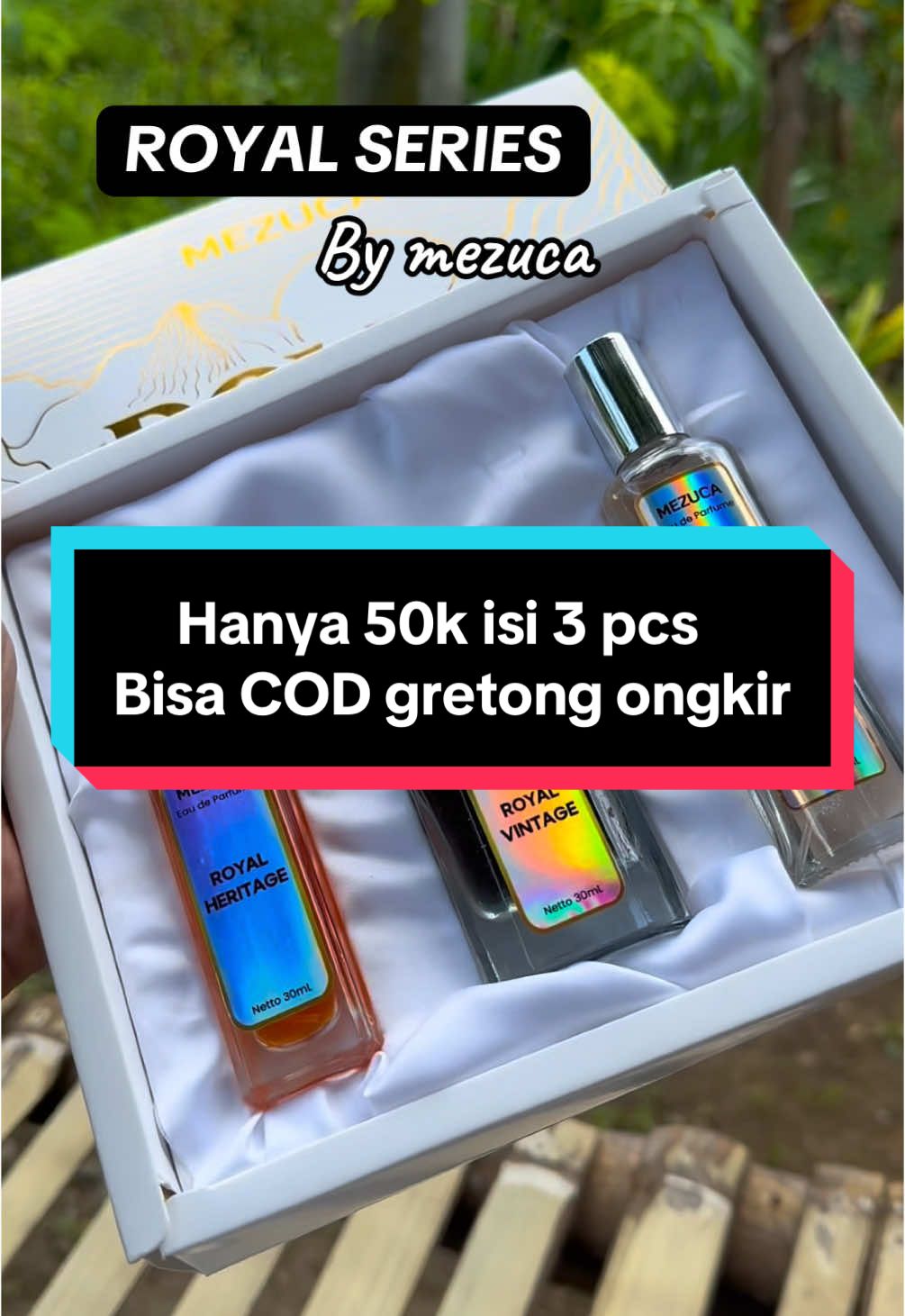 Nyatanya royal series emang nyenengin banget, mana diskon tinggal 50k lagi😍#parfum #parfumereccomended #parfumtahanlama #mezucaparfum 