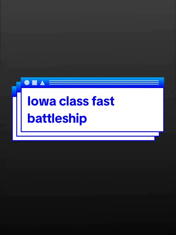 Last USA class battleship Kelas Iowa adalah kelas dari enam kapal tempur cepat yang dipesan oleh Angkatan Laut Amerika Serikat pada tahun 1939 dan 1940. Kapal-kapal ini awalnya dirancang untuk mencegat kapal tempur cepat seperti kelas Kongō milik Jepang dan berfungsi sebagai 