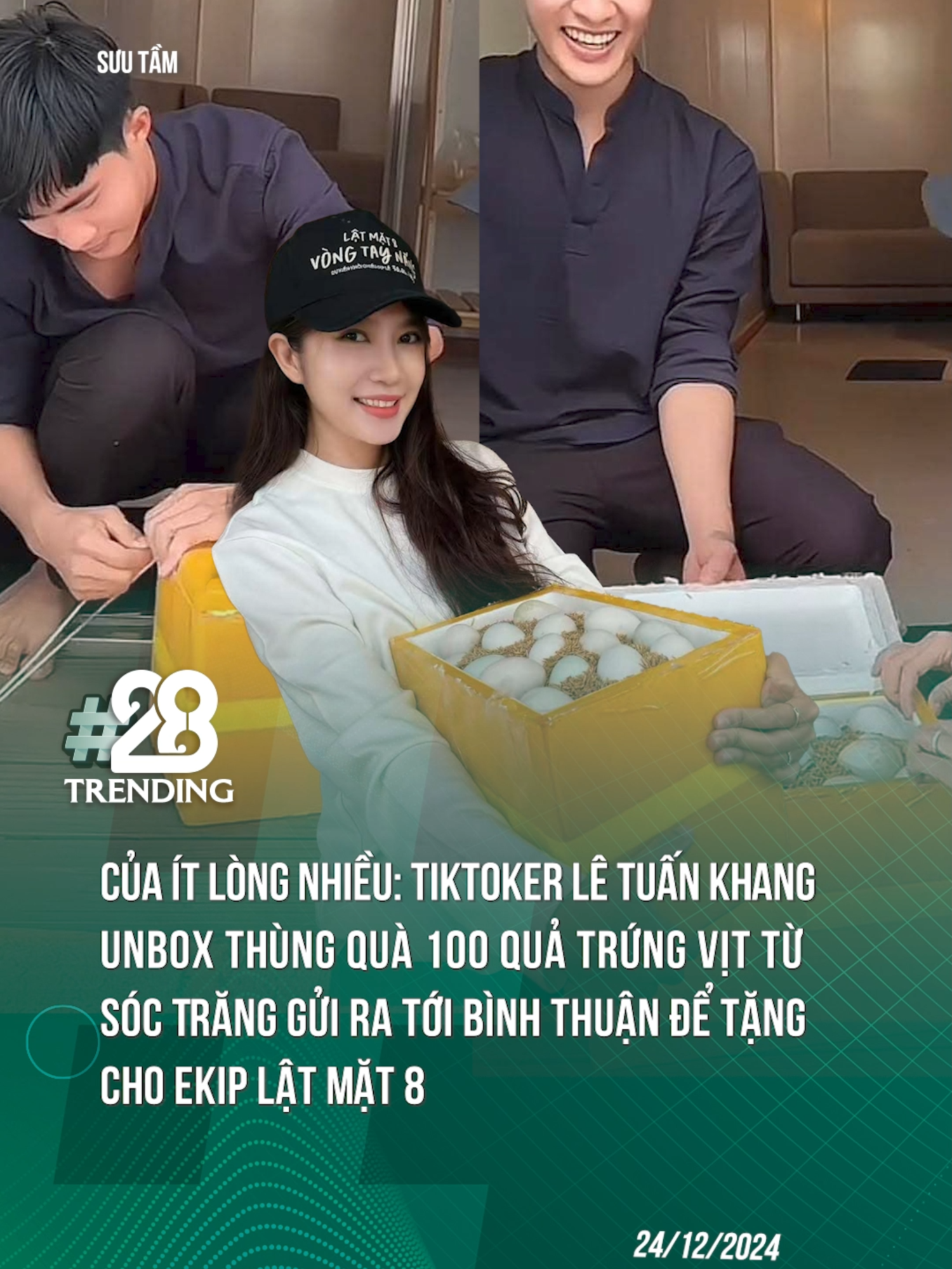 CỦA ÍT LÒNG NHIỀU #theanh28trending #tiktokgiaitri #tiktoknews #theanh28 #2024moments #letuankhang