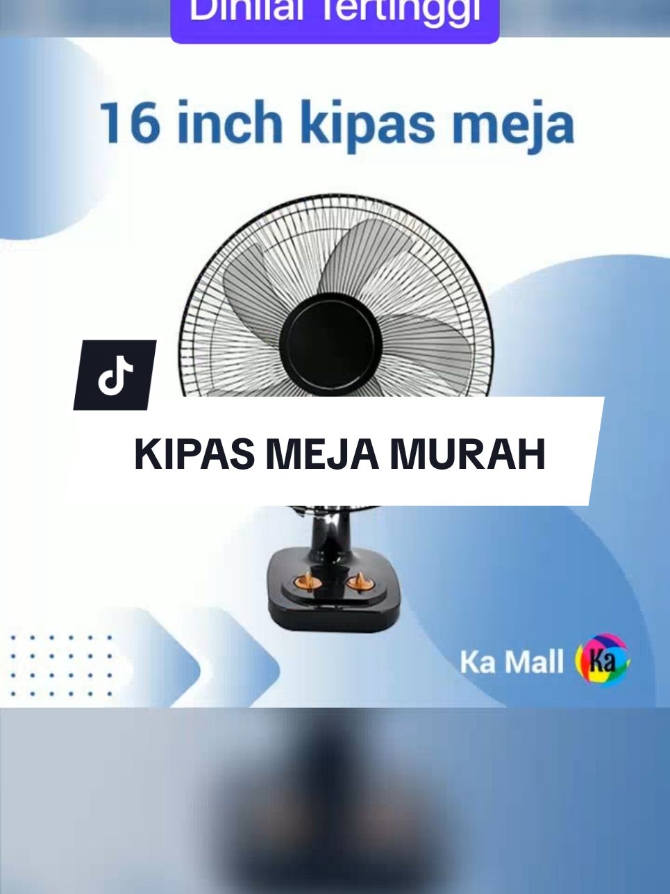 Kipas Duduk Desk Fan 16 Inch Table Fan 5 Blades Energy Fans Black 220-240 V - 50Hz 55W Harga turun kepada hanya RM55.00! #kipasduduk #deskfan #kipas16inch #tablefan #kipasmejamurah #kipasmejamurah #kipastermurah #trending #tiktokmalaysia #viraltiktok #fypシ゚viral #murah #viral 