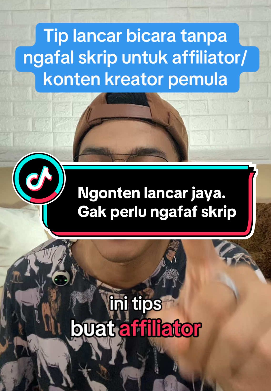 Buat yang mau lancar bicara depan kamera #affiliatemarketing #affiliatetiktok #affiliate #introvert #publicspeaking 