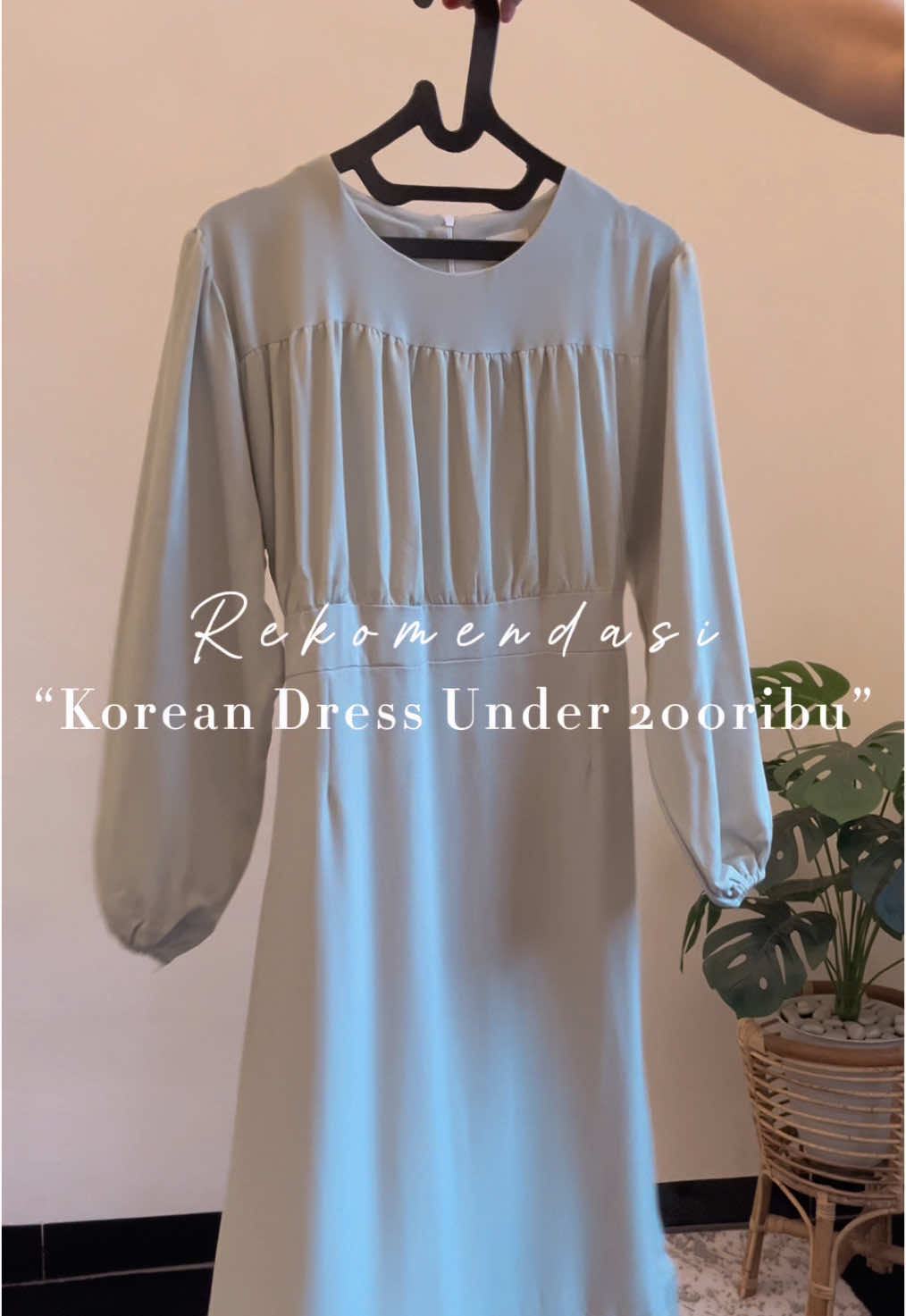 Korean dress simpel, outfit for idhul fitri🌷#dress #dressup #dresslebaran #lebaran2025  #dresssimple #koreandress #outfitsimple#outfits #dresswanita  #dresskorea #dressmurah #dresselegant 