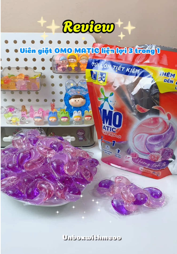 Viên giặt OMO Matic liện lợi 3 trong 1 , dùng siu thích luôn ạ 👍👍 #viengiat #omo #viengiatomomatic3trong1tienloi #omomatic #lamsach #nhacuadoisong #nuocgiat #unboxwithmeoo #xuhuong #viral 