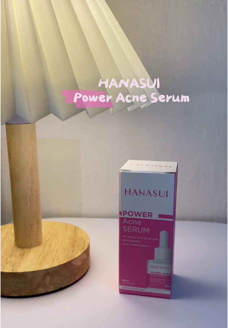 Power Acne Serum dari hanasui memiliki kandungan yang baik untuk melawan masalah jerawat pada wajah. #fypシ #foryoupage #fyp #beauty #serum #skincare #hanasuipowerserum #hanasuiserum #hanasui 