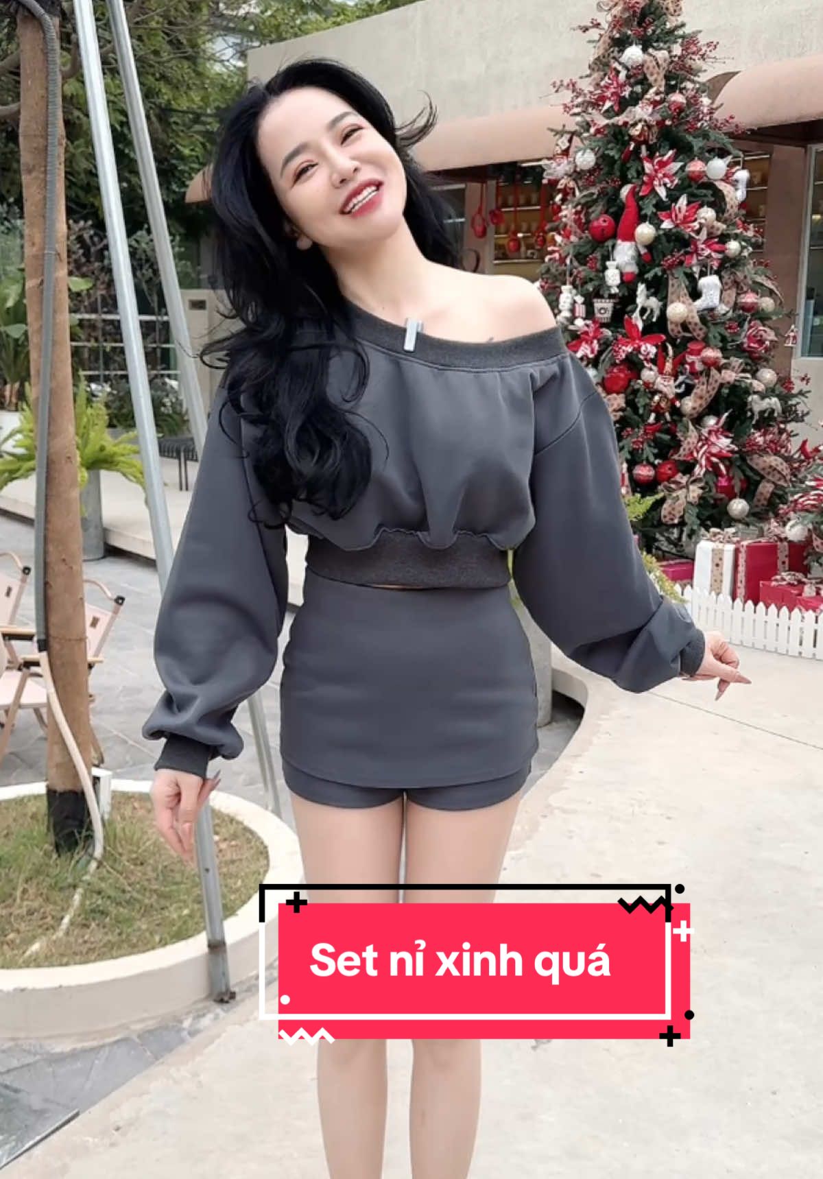 Set nỉ lệch vai xinh nè #set #setni #setdep #setaolechvai #setnu #hottrend #xuhuong 