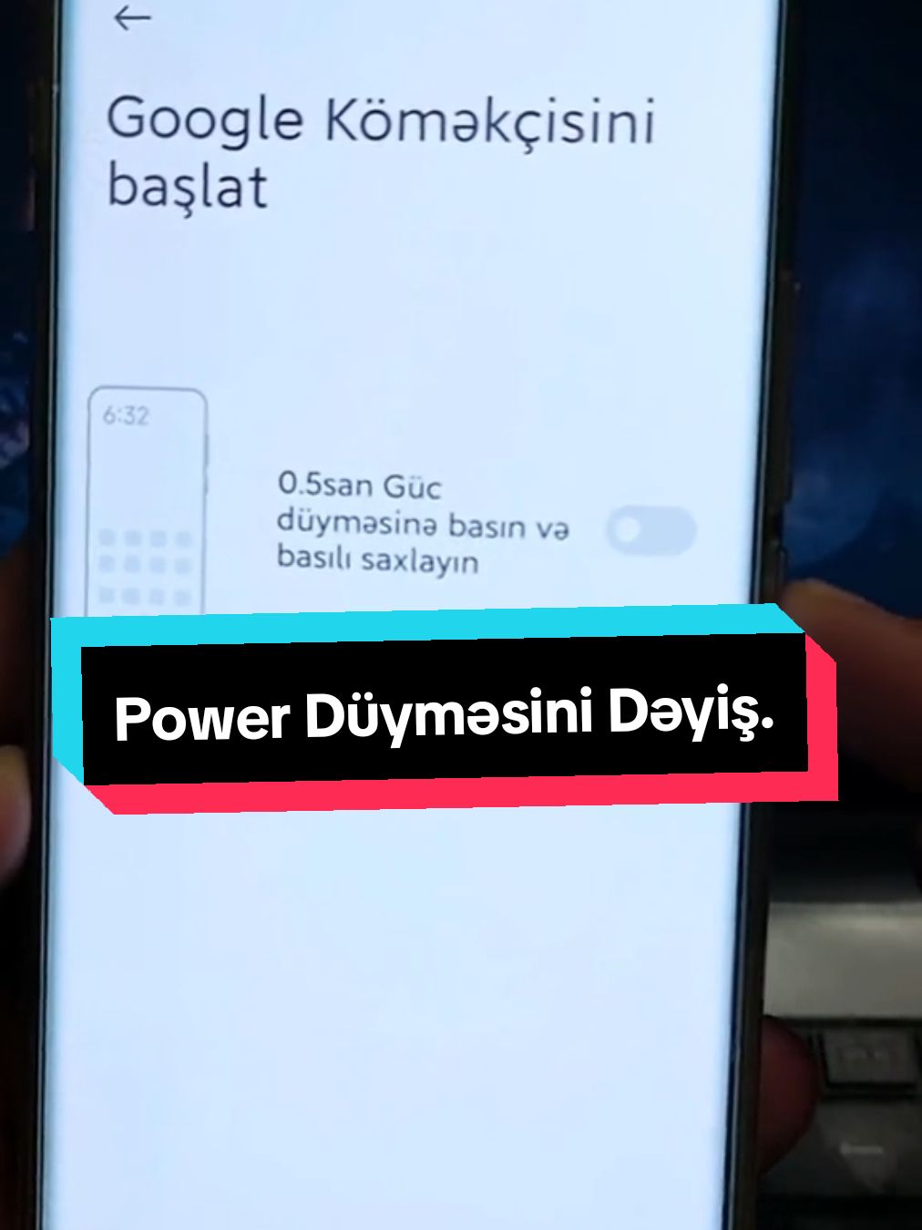 #bugün #kesfet #bymidoff #xiaomi Power düyməsini dəyiş. 