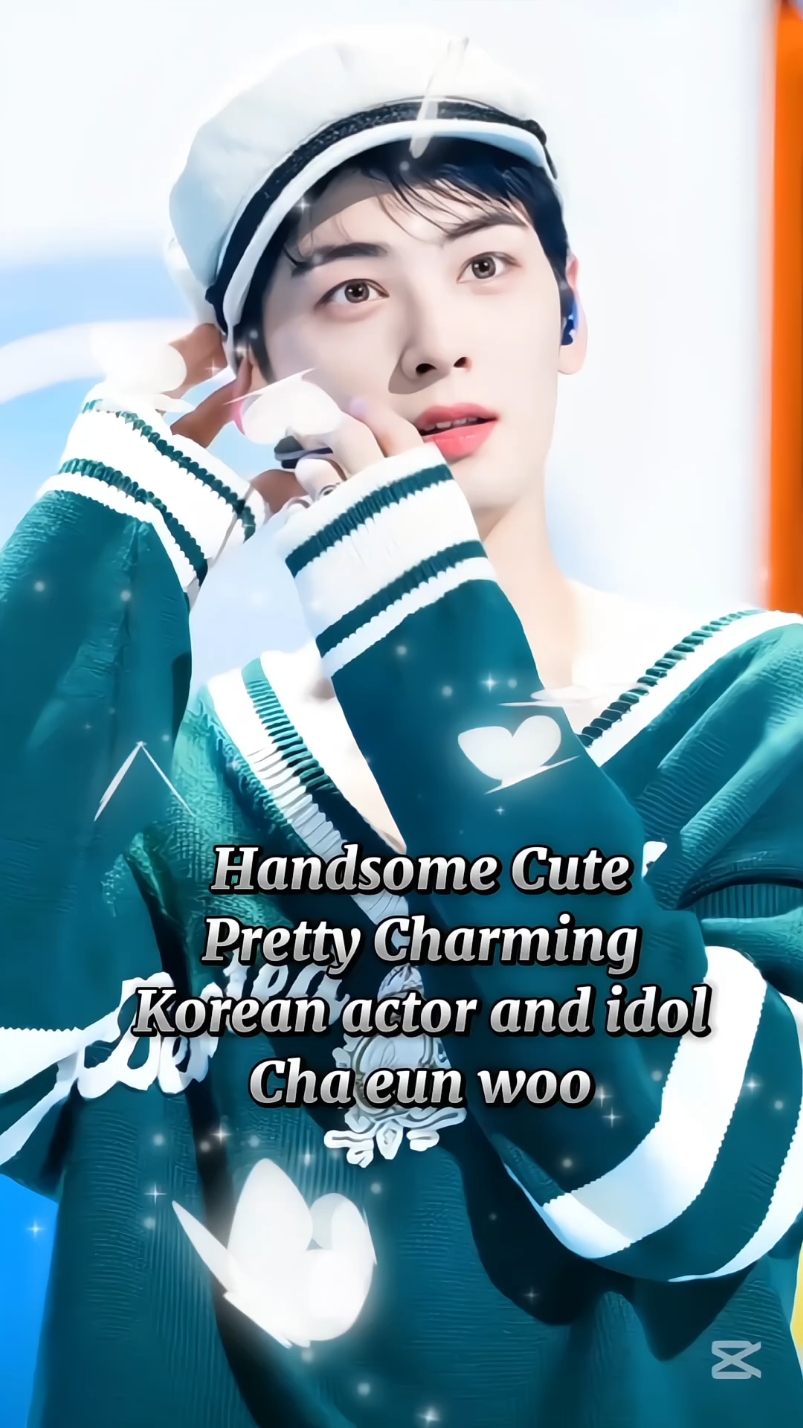 handsome Cute pretty and Charming Korean actor and idol cha eun woo 💯