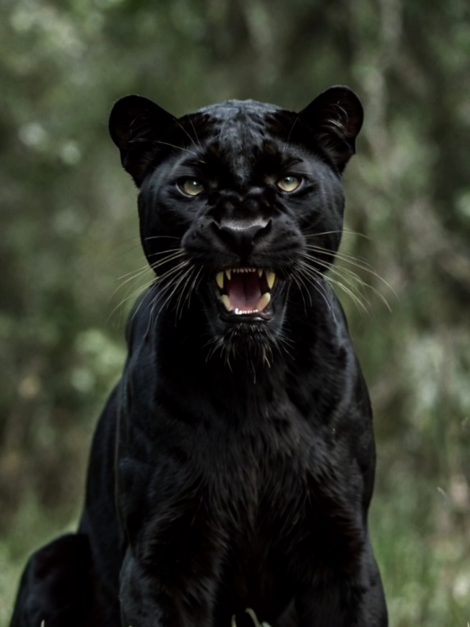 Macan kumbang (bahasa Inggris: Black panther) adalah istilah untuk ragam melanisme rambut yang ditemukan pada kucing besar jenis macan tutul (Panthera pardus) dan jaguar (Panthera onca). Macan kumbang dari kedua jenis hewan ini memiliki pigmen hitam yang berlebih, namun ciri khas berupa tutulnya masih bisa terlihat. Macan kumbang kebanyakan ditemukan di daerah hutan tropis. Melanisme yang ditemukan pada macan kumbang disebabkan oleh gen resesif di macan tutul, sementara untuk jaguar disebabkan oleh gen dominan. #macankumbang #blackpanther #fyp 