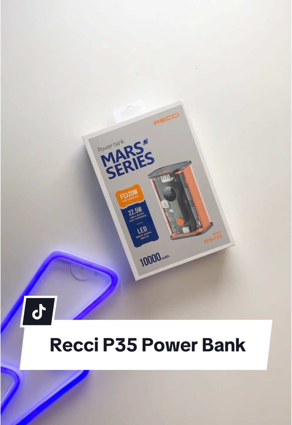 Recci P35 Power Bank 10000mAh 🔋 #safesales #τικτοκ #skg #techunboxing #ιδεεςγιαδωρα #δωραγιαεκεινον #travelgadgets #recci #powerbank 