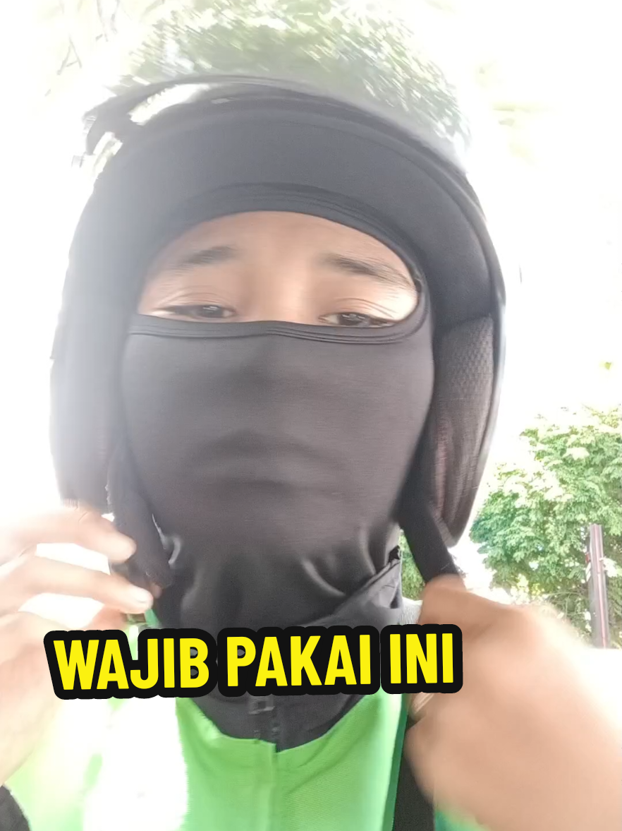 Masker blacklava cocok untuk yang kesehariannya dijalan #drivercewek #tiktok #fyppppppppppppppppppppppp #fypシ゚viral🖤tiktok #drivercewe #gojekbali #fypシ 