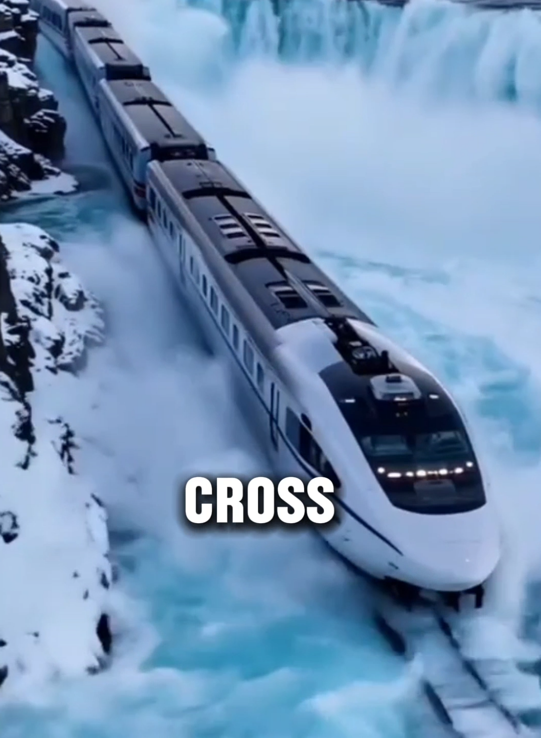 It is the only train that can cross the sea. Yes, you heard correctly.