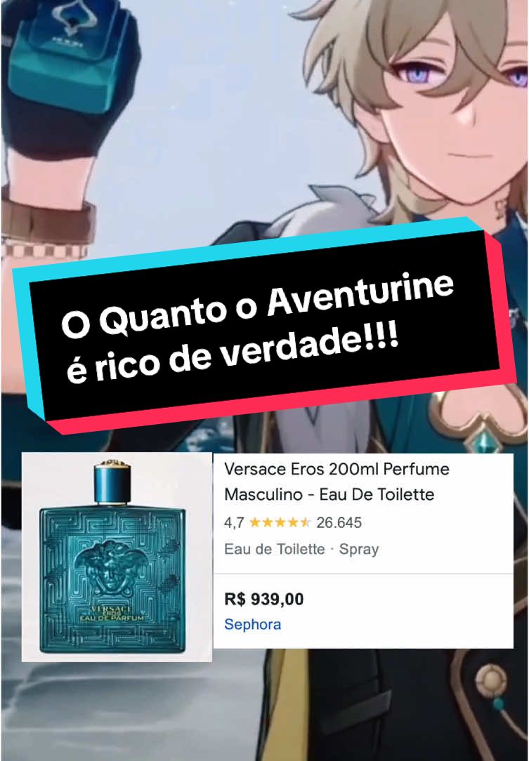 Vocês acham que esse brinco veio daonde?😏  #HonkaiStarRail #hoyocreators #aventurinehonkaistarrail #aventurine #GenshinImpact