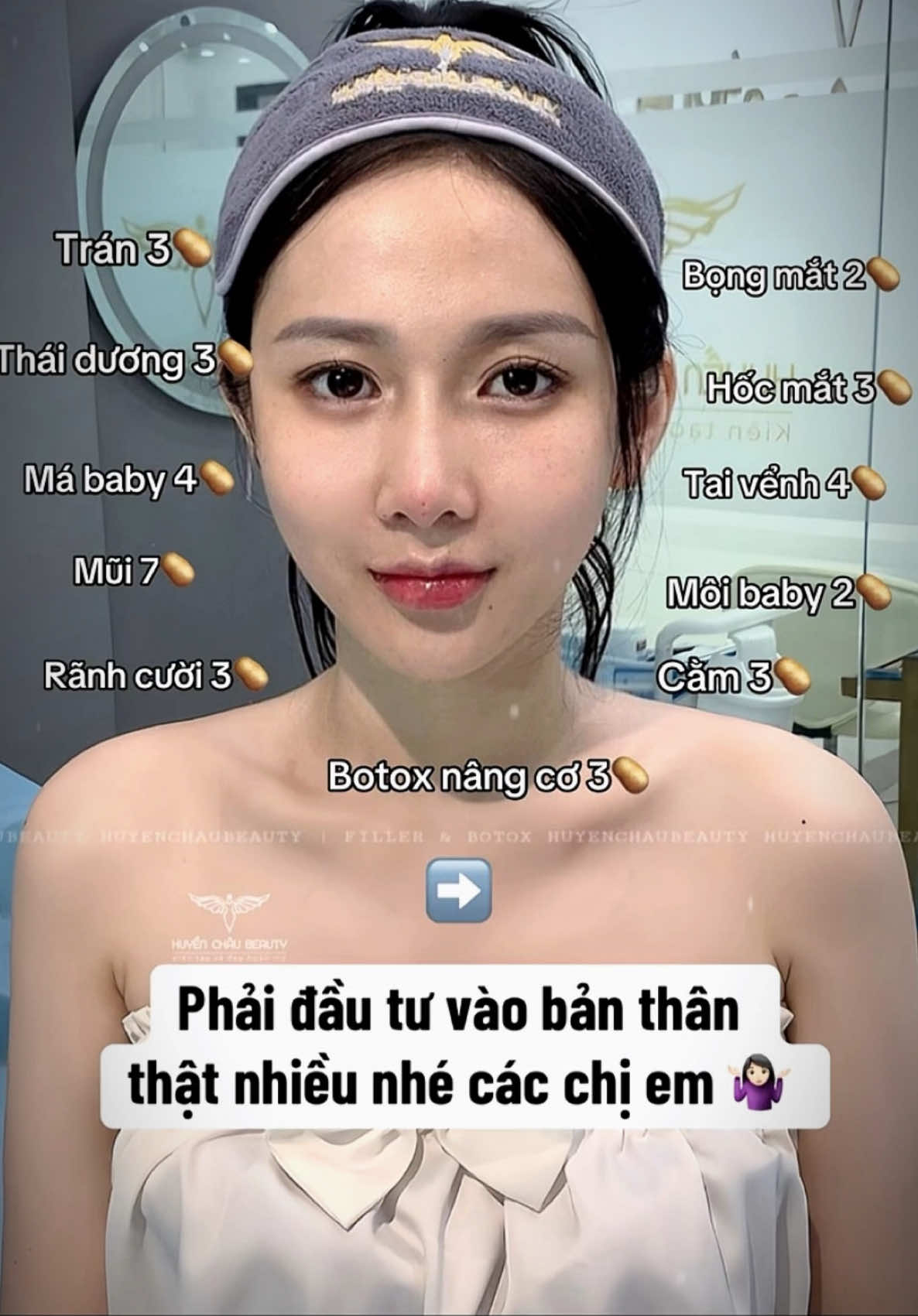 #CapCut Thanh xuân của con gái ngắn lắm ! #huyenchaubeauty #xuhuong #filler  