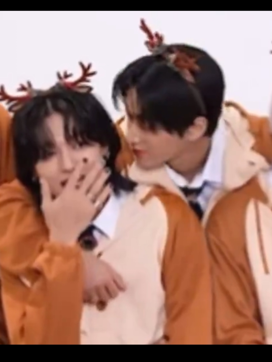 In their special Christmas video, San was SO obsessed with holding his precious Jagiya and playing with his hair🥺💜💕 They're so precious together and beautiful and adorable😍♥️ What a beautiful Christmas gift🙌 #jungwooyoung #wooyoung #jungwooyoungedit #san #choisan #woosan #woosanedit #ateez #kpop 