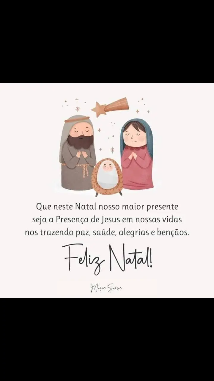 Feliz Natal pra você e toda sua família! 🙏❤️🎄✨️ #mensagemdodia #feliznatal #2024 #palavradehoje #newpost #desejos #bençãos #musicsuave 