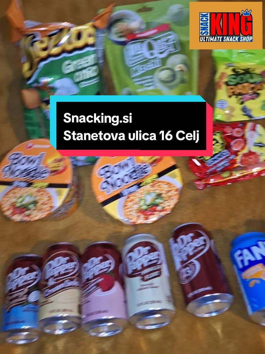 Snacking.si  Stanetova ulica 16 Celje #snacking #snackshop #ultimate #snackshop #slovenia #slovenia🇸🇮 #balkan #koccigang #pijaca #tekocina #gazirano #drpeper #hrana #sladkarije #koccigang #celje #fanta @snacking.si 