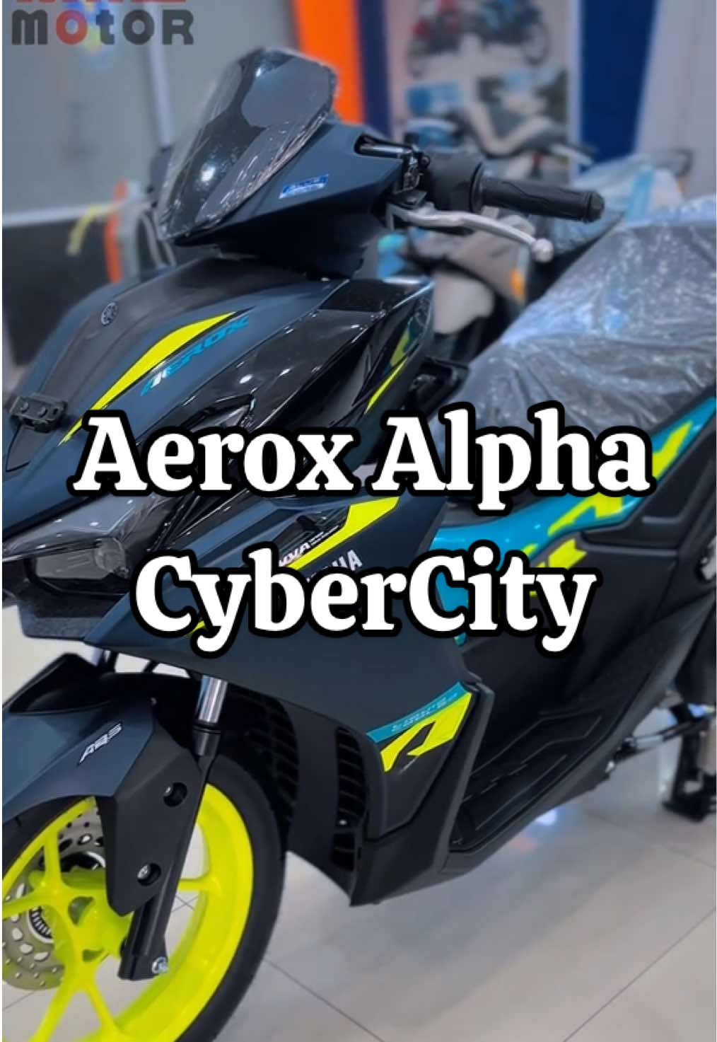 Aerox Alpha cybercity #aerox #yamahaindonesia #aerox2025 #cinematic #transport #bikelife 