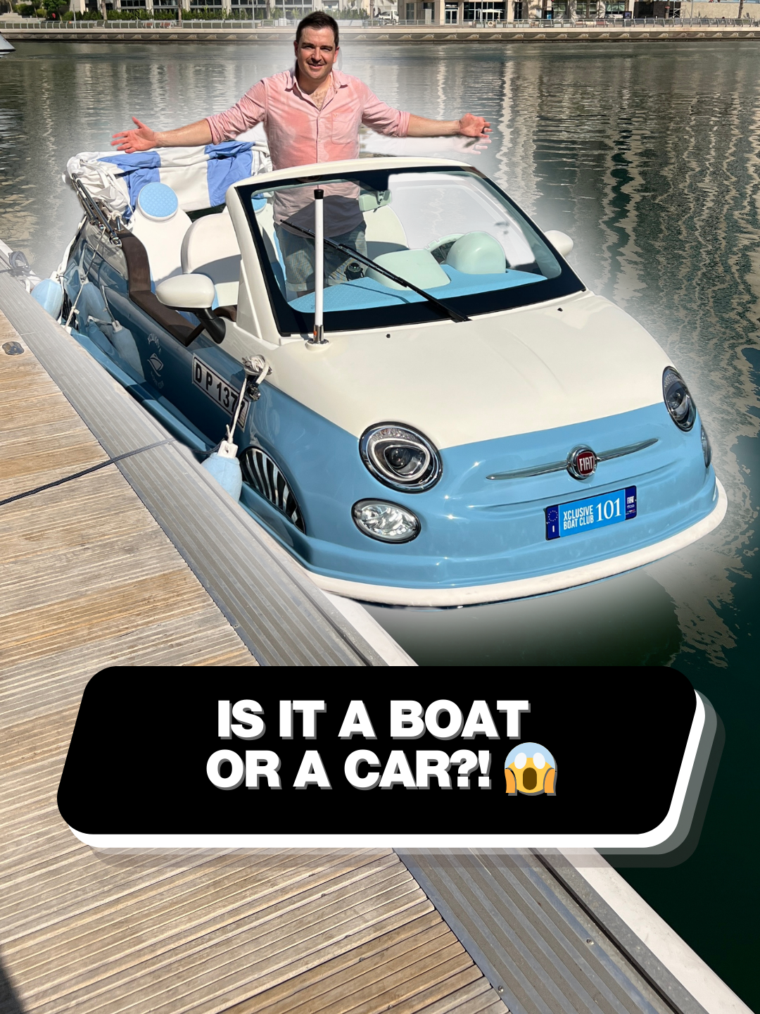 Do I need a sea license for this? 🤔 #fiat #boat #luxury