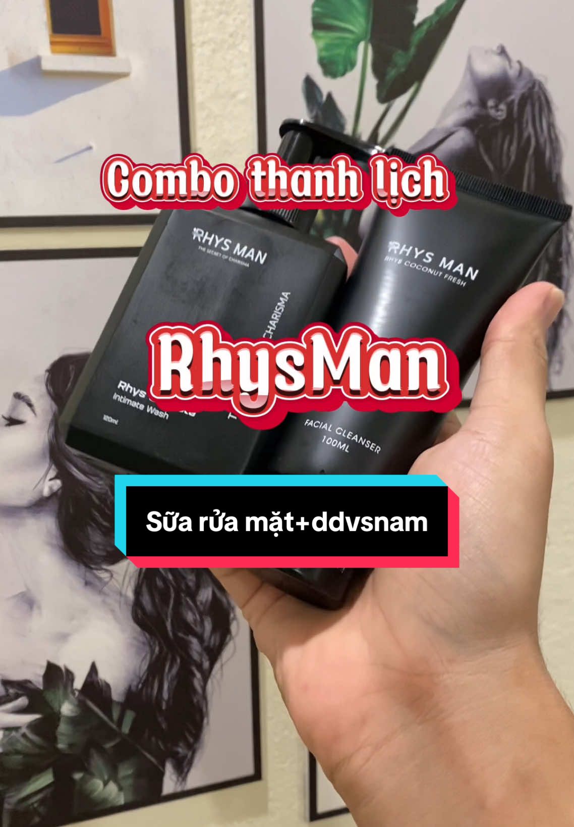 Combo thanh lịch, sạch sẽ #rhysman #quàtặngngườiyêu #xuhuong #sưaruamat 
