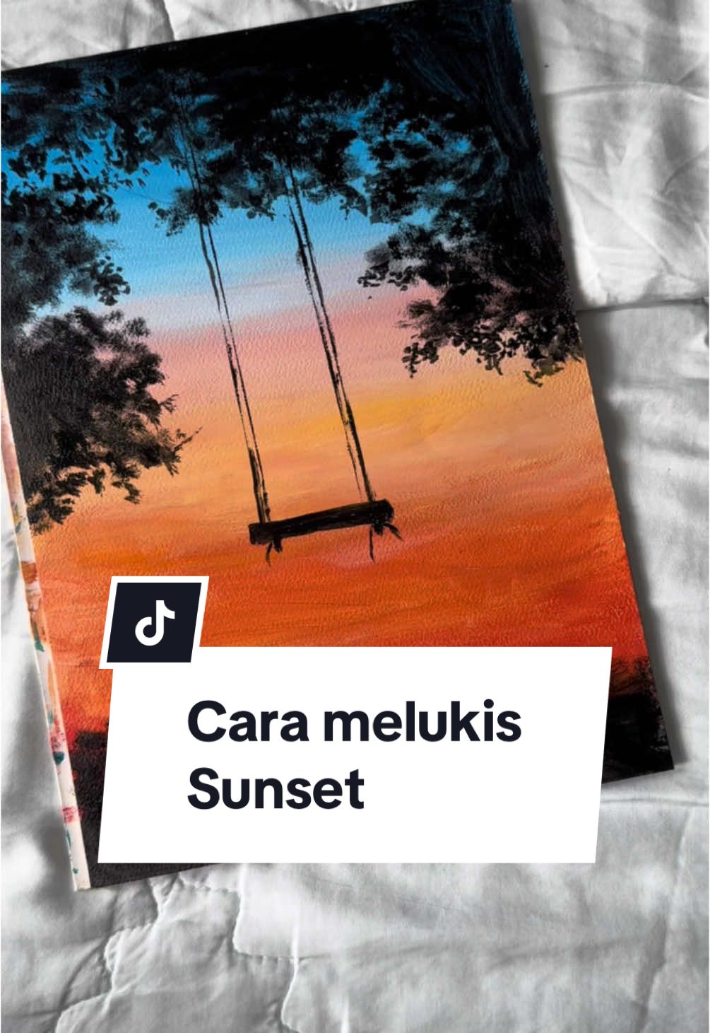 Ini GAMPANGG BANGET, save aja duluu 😁#paintingtutorial#caramelukis#lukisan#melukis#karyaseniku#artindonesia#seniman#tutorial#arttutorial 