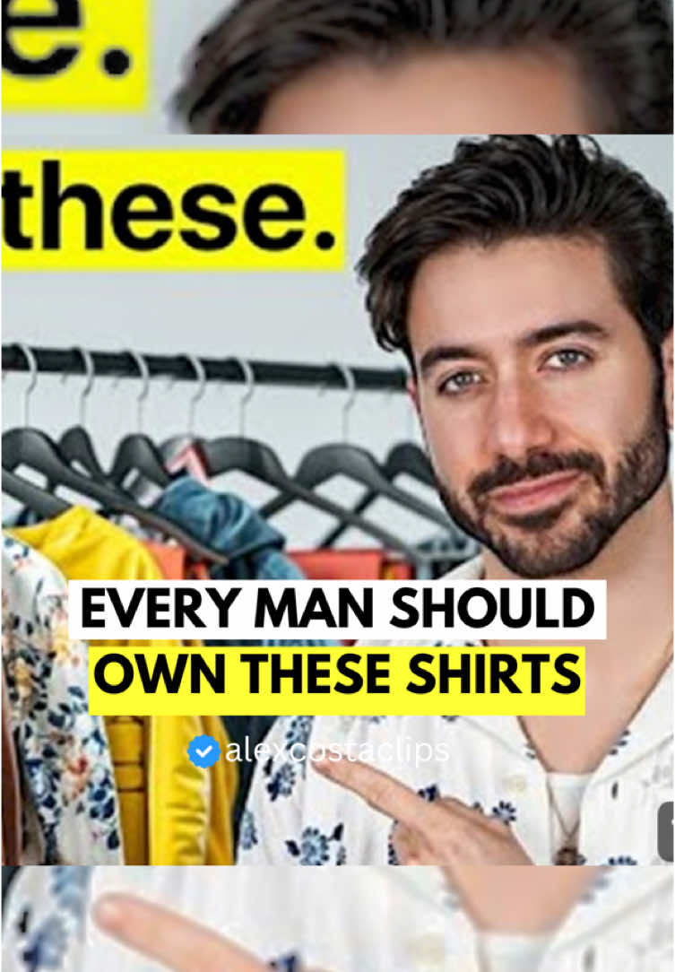 Alex Costa on why every man should own these shirts and should actually try to improve their style #alexcosta #fashiontiktok #style #mensstyle 