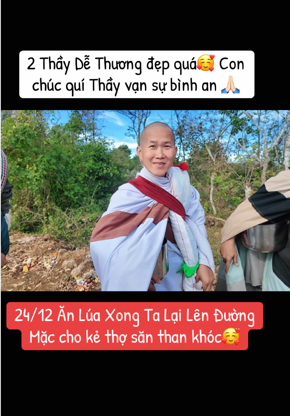 24/12 Ăn Lúa Xong Ta Lại Lên Đường Mặc cho kẻ thợ săn than khóc🥰#longkadaily #thayminhtuemoinhat #thichminhtue #suminhtue #minhtang #thayminhtue 