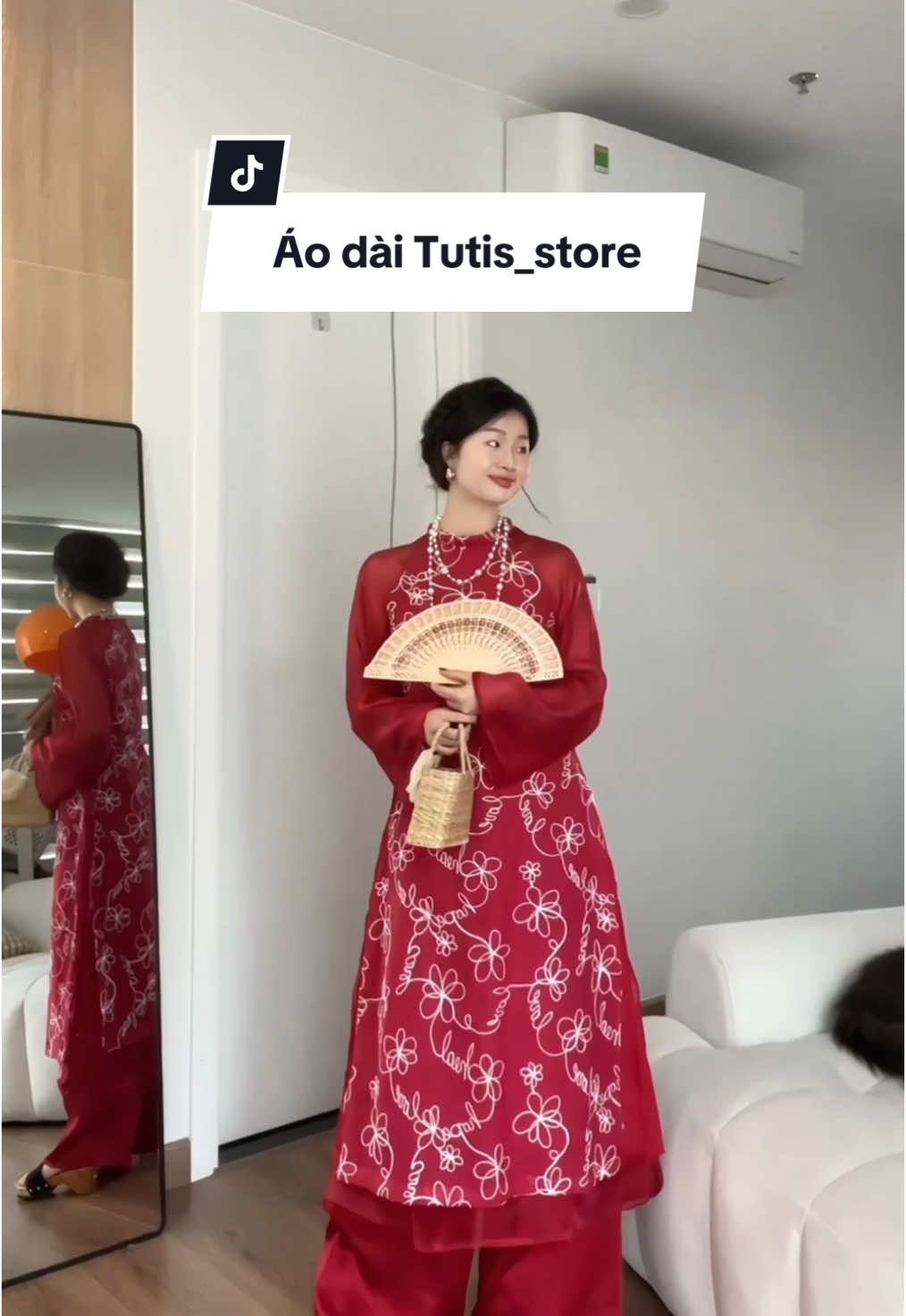 Xinh íiiii các bác oiiiiii @TuTi Storee #aodai #aodaitet #tet2025 #quinneeeee #tutistore 