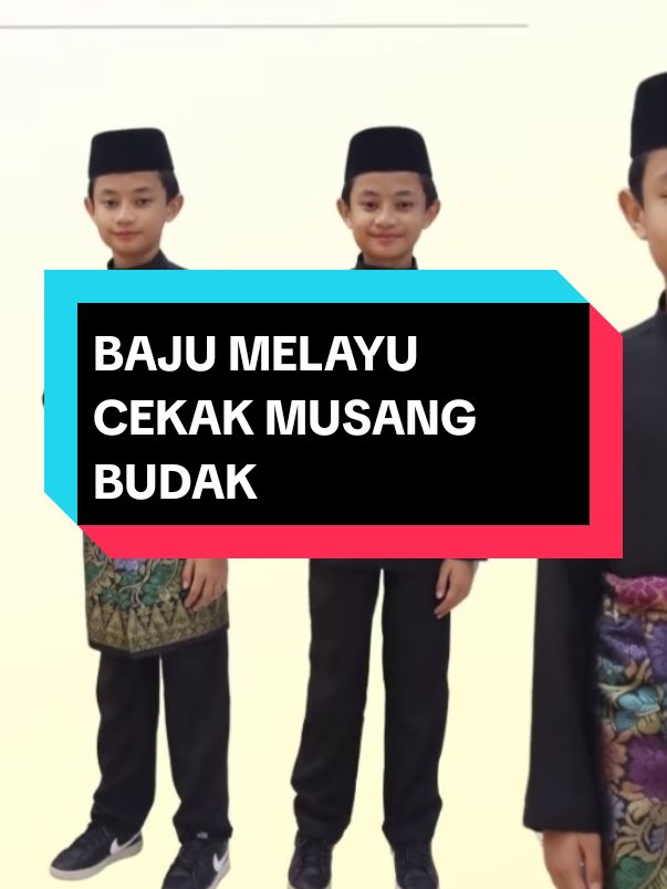 BAJU MELAYU CEKAK MUSANG BUDAK #bajumelayucekak #bajumelayubudak #bajumelayulelaki #fyp #fypシ゚viral #fyppppppppppppppppppppppp 