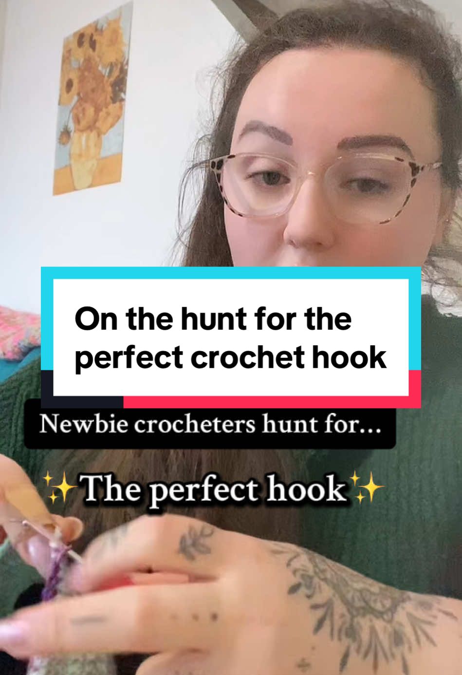 Replying to @Frogit Crochet I’m on the hunt for the perfect crochet hook.. and I think we have a winner ! #crochet #tulipcrochet #crochethook #beginnercrochet #crochetcommunity #clovercrochet 