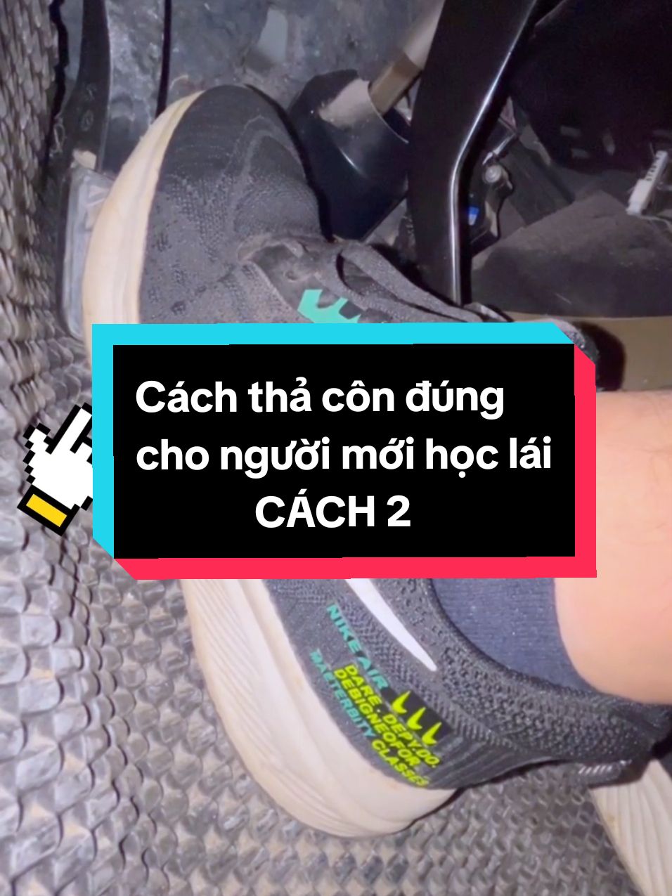 Trả lời @nabee_68 Hướng dẫn thả côn cho người mới học lái xe | CÁCH 2 #họcláixe #xesốsàn #họcviênmới #kỹnăngláixe #ôtô #thibằngláixe 