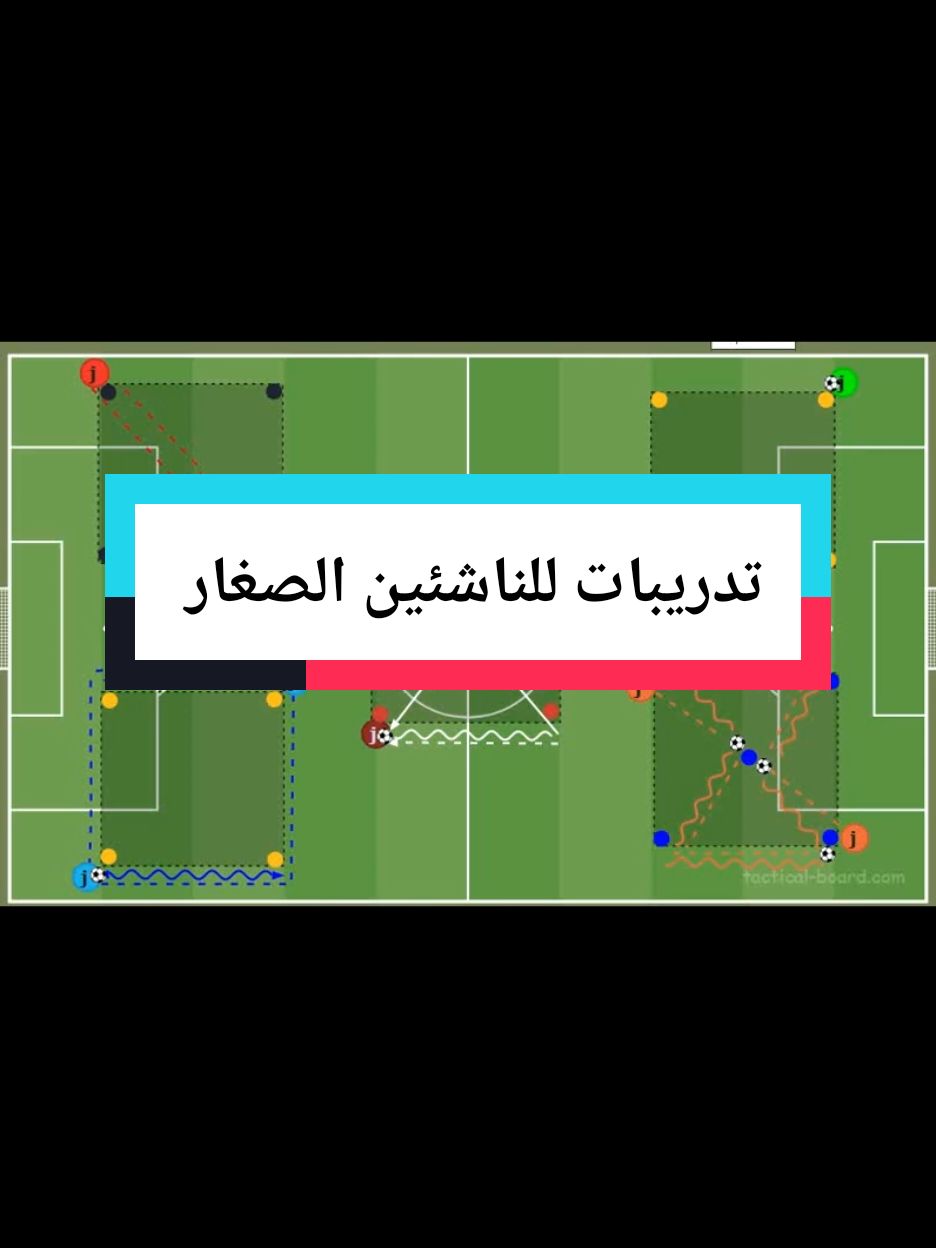 تكتيكات كرة القدم 📝⚽🥅💯 تمرين اليوم 👈 تدريبات للناشئين الصغار ⚽🥅 #تكتيكات_كرة_القدم #exerxise #technique #foot #footballtiktok #جنون_كرة_القدم #433 #formation #PremierLeague #soccertiktok #ألمانيا #فرنسا #manchestercity 