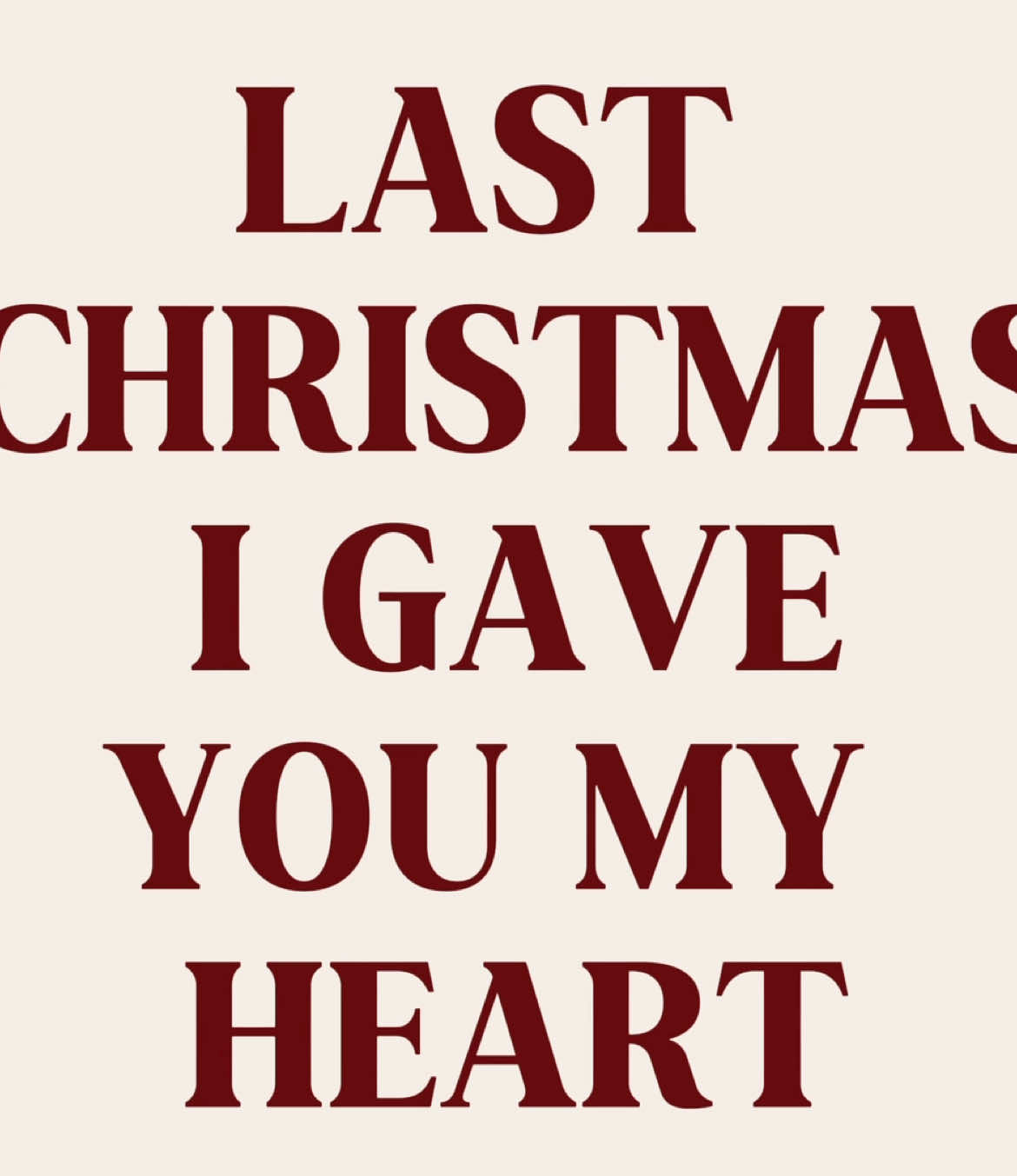 Last Christmas - Wham!  #fyp #lyrics #lastchristmas #song  