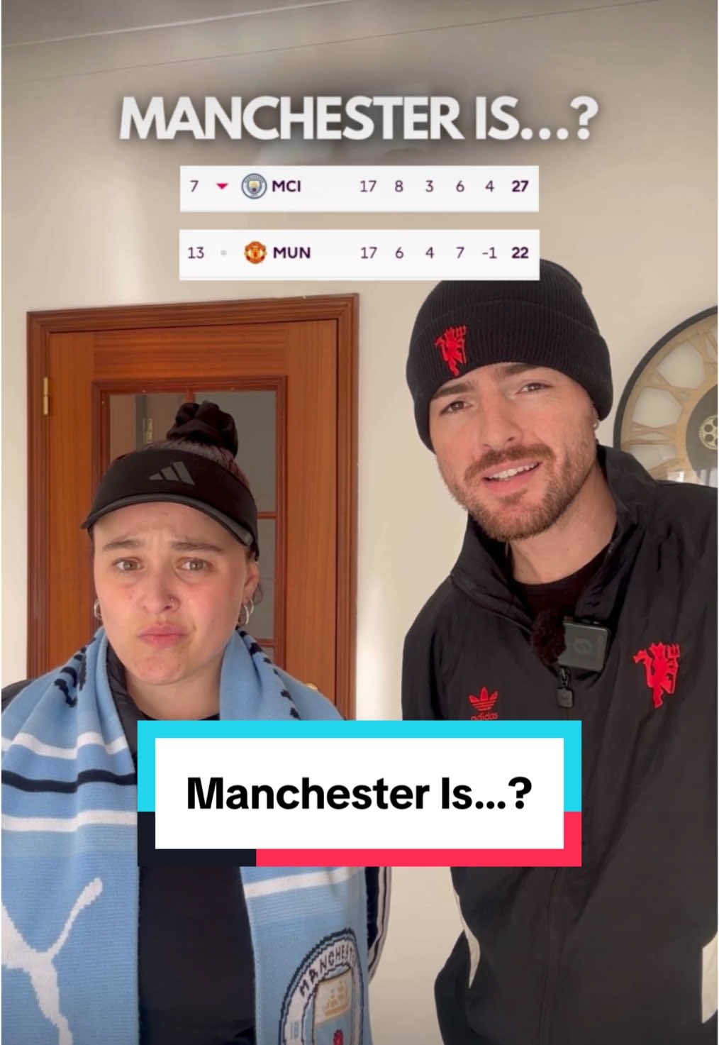 Laughing through the pain 🥲😂 #football #footballcontent #sportsontiktok #mancity #manutd 