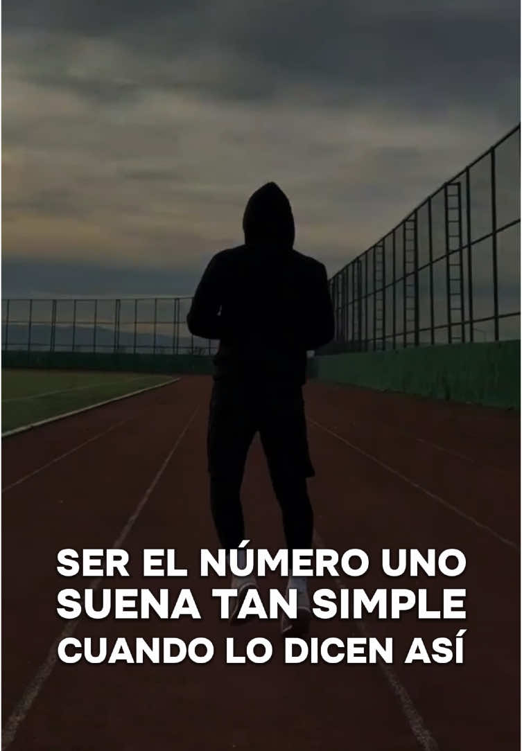 Ser el número uno suena tan simple cuando lo dicen así. #reflexion #frase #motovacional #enfocado #desarrollopersonal #disciplina 