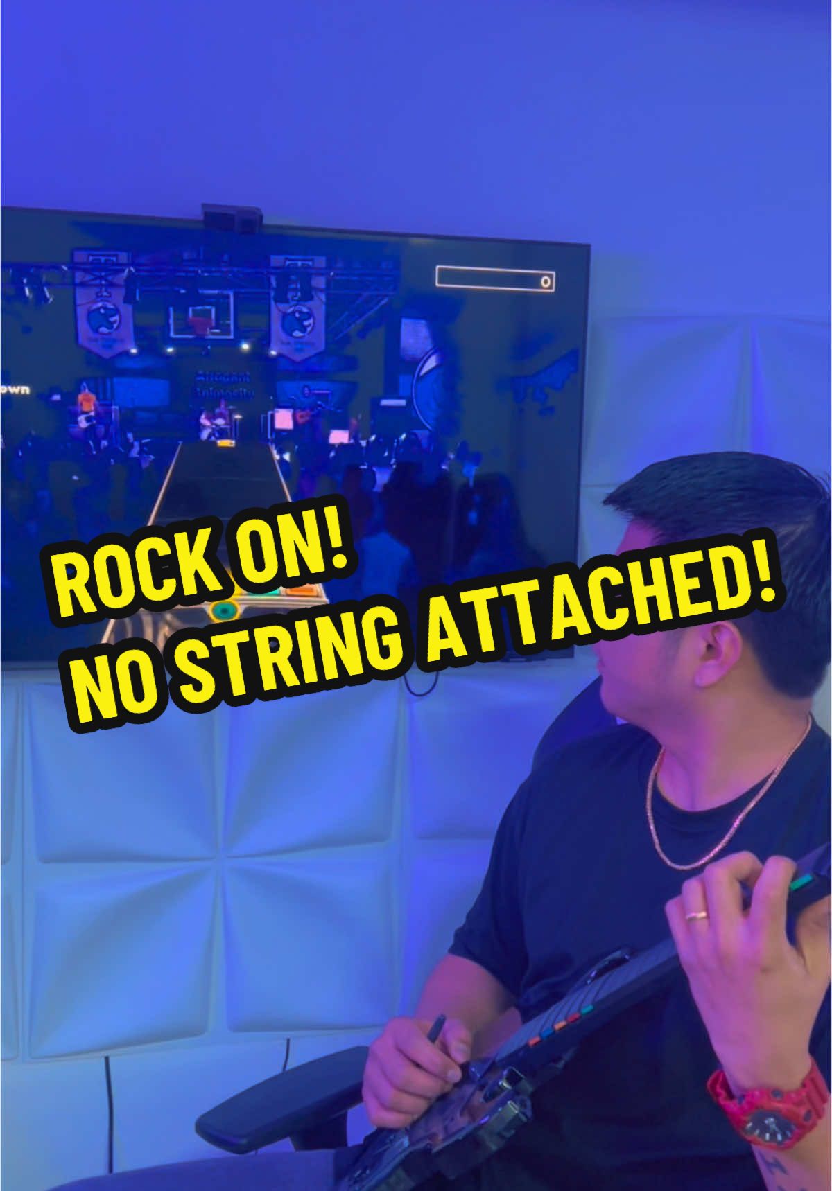 Rock out, no strings attached! 🎸 | #ps5 #playstation #guitar #guitarplayer #rockband #gaming #GamingOnTikTok 