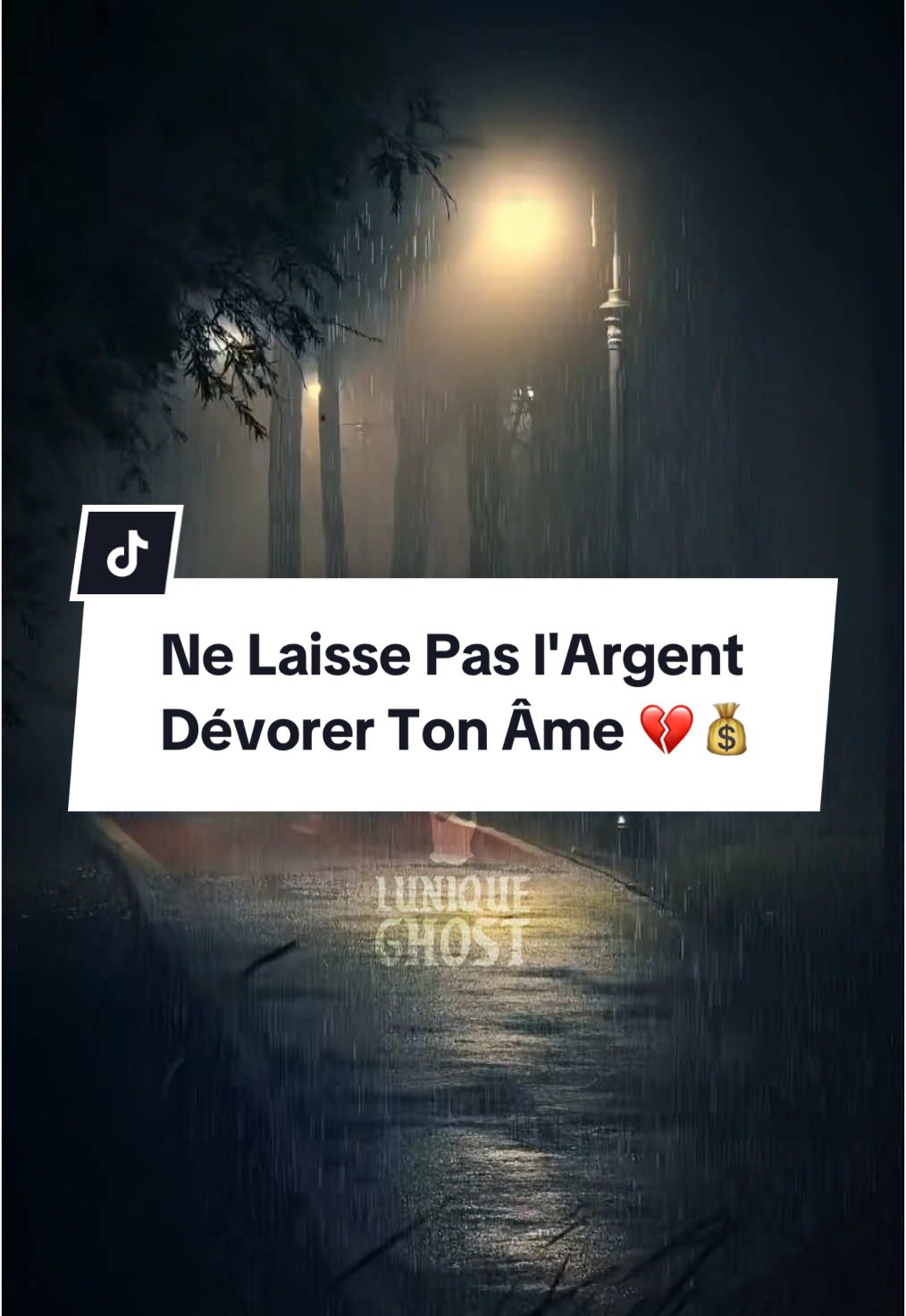 Ne Laisse Pas l'Argent Dévorer Ton Âme 💔💰 #luniqueghost #conseil #motivation #mindset 