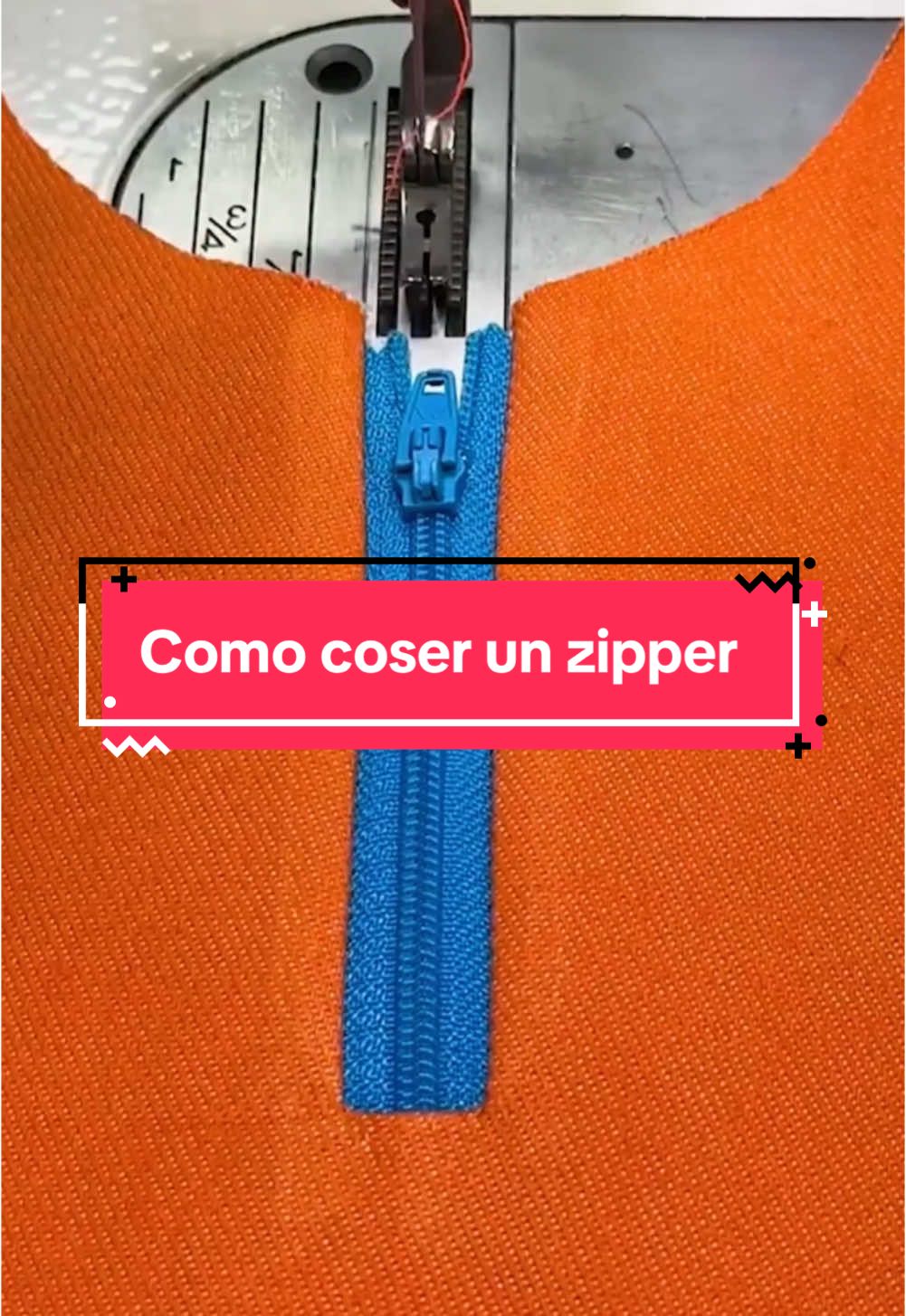 Cómo coser un cierre o zipper #costura #DIY #manualidades 