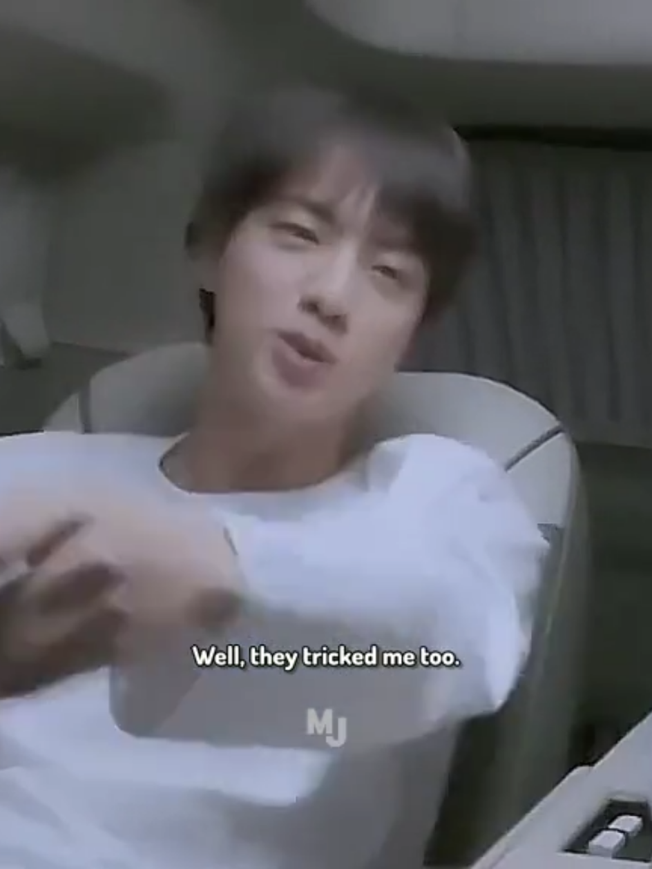 Hobi got tricked by Jin... who got tricked by the staff #fyp #fypシ #foryou #foryoupage #bts #bangtan #jin #jhope #runjin #prank #funny #moment #video #viral 