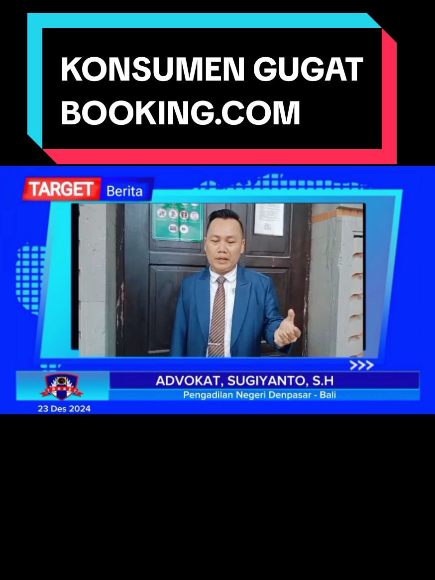 DENPASAR - Pengadilan Negeri Denpasar kembali menggelar sidang gugatan perdata terhadap PT Booking Indonesia dan Booking.com B.V., perusahaan penyedia layanan pemesanan hotel daring, Senin (23/12/2024). Gugatan tersebut dilayangkan oleh Tri Prasetyo Ari Wibowo, seorang konsumen yang merasa dirugikan akibat pembatalan sepihak pemesanan hotel oleh Booking.com, yang berujung pada kerugian finansial dan hilangnya peluang bisnis. Dalam agenda persidangan hari ini, kuasa hukum penggugat, Sugiyanto, S.H., menyampaikan perkembangan terbaru kasus tersebut. 