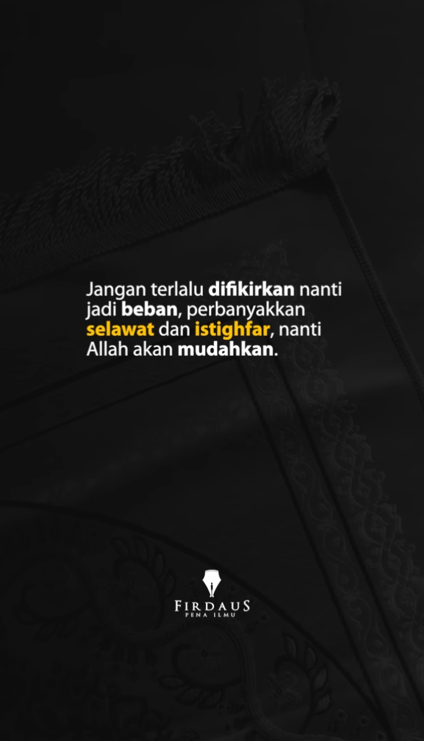 Perbanyakkan istighfar dan selawat #penailmu #firdaus #selawat #istighfar 