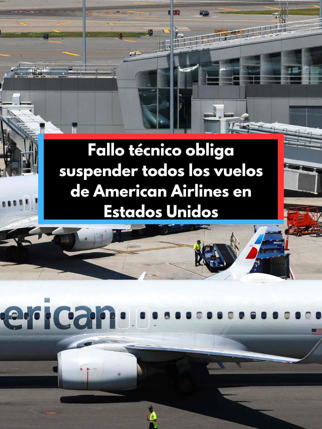 🔸Un fallo técnico ha obligado a suspender todos los vuelos de la compañía American Airlines durante el día de hoy dentro de Estados Unidos. Según medios locales, detrás podría haber un ciberataque. Esto se produce en vísperas de Navidad, una de las fechas con más vuelos programados tanto en Estados Unidos como en buena parte del mundo. American Airlines informa  que están trabajando para solucionarlo en el menor tiempo posible. #americanairlines #avion #aeropuerto #estadosunidos #usa #navidad #noticias#noticiastiktok