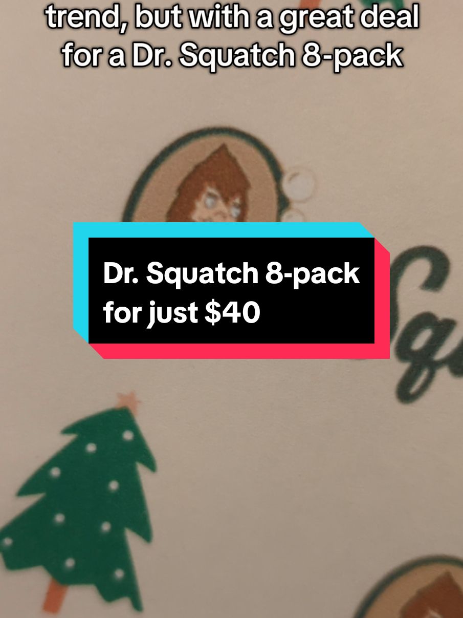 Check for special vouchers from Tiktok, today, December 24!!!! FREE SHIPPING and a FREE Soap Saver! Start the New Year Fresh with this great deal on @Dr. Squatch!  #drsquatch #dadsoftiktok #newyears #giftsforhim #giftsfordad 