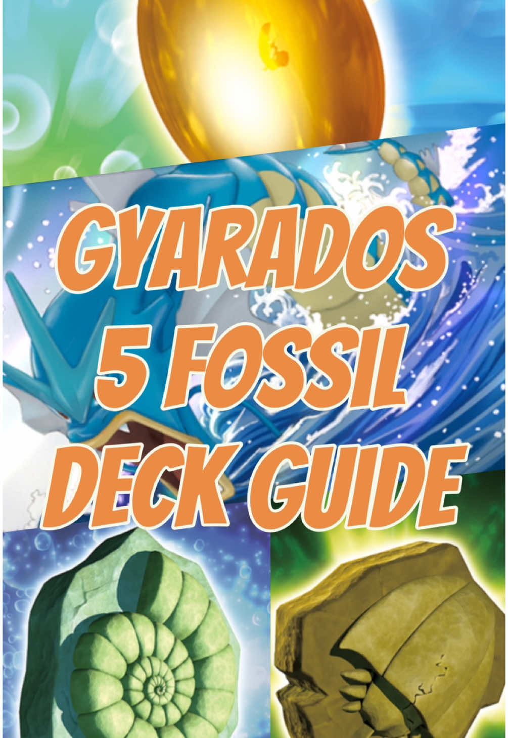 Gyarados 5 Fossils Deck Guide in Pokemon TCG Pocket #pokemontcgpocket #pokemontcg #pokemon #ポケモン #ポケポケ 