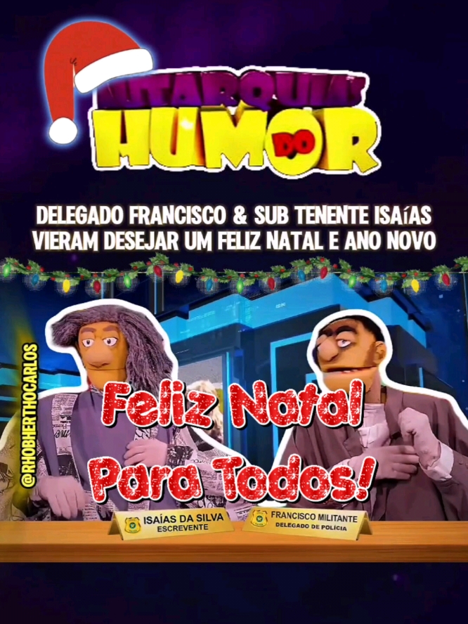 Desejo a todos um feliz Natal e um próspero ano novo, que Deus nos abençoe🙏